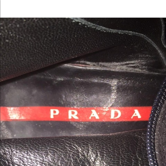 PRADA SUEDE BOOTS SIZE 8 - Picture 2 of 2